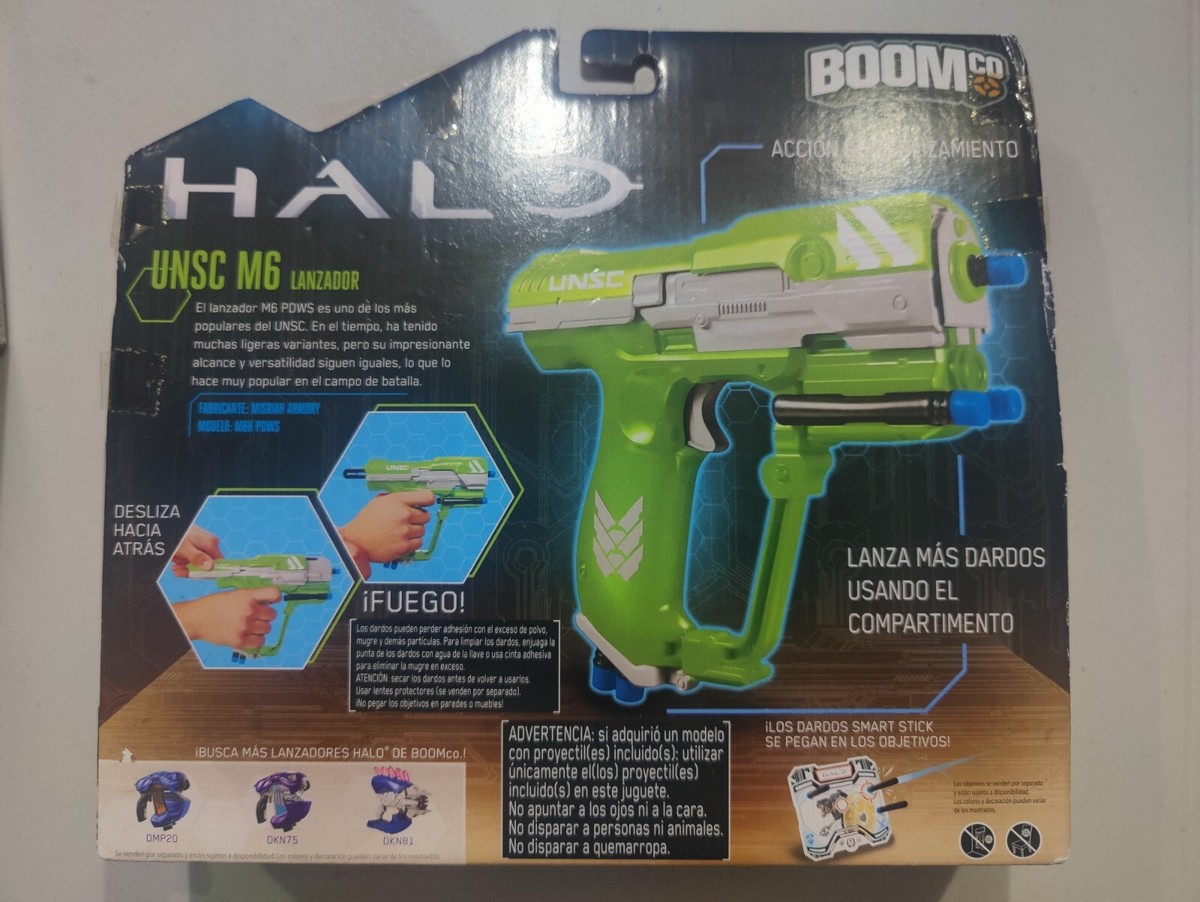 Mattel BoomCo Halo UNSC Magnum M6 Blaster GREEN Blasters Pistol +