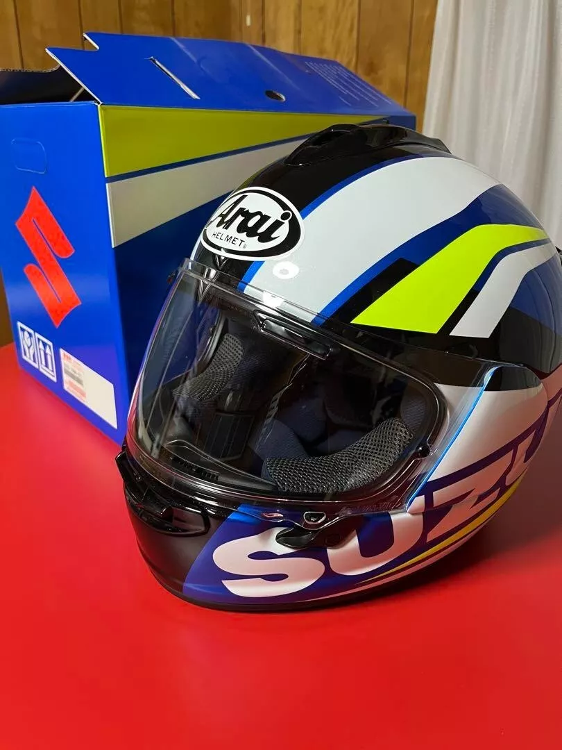 Arai Vector X Full-Face On-Road Helmet Team SUZUKI ECSTAR Limited