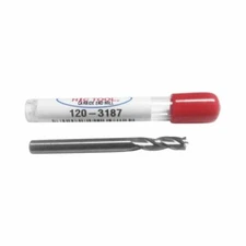 3/16" (.1875")  CARBIDE 3 flute end mill - USA 120-3187 - Free Shipping