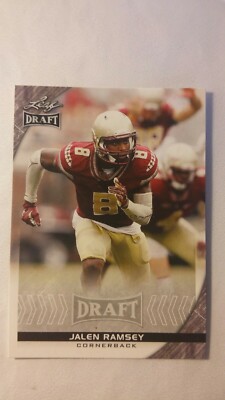 Trading Card Football NFL Jalen Ramsey Jacksonville Jaguars Leaf Draft 2016