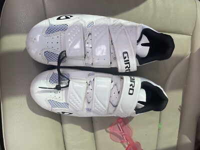 Giro Treble Mens White Hook And Loop Cycling Shoes Size Men's