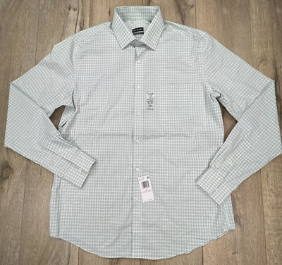 Van Heusen Ultra Wrinkle Free Regular Fit Mens Dress Shirt Size 16-16 1/2 |  eBay