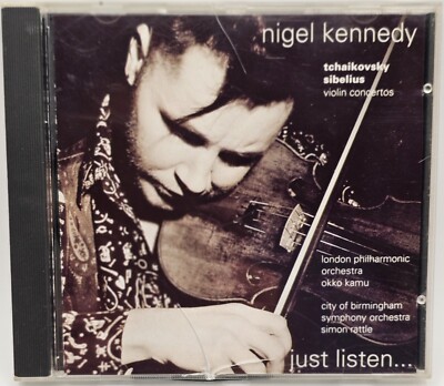 Nigel Kennedy Violin Concertos CD - Classical Music Album - Just Listen Series