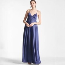 $285 NWT SACHIN & BABI Jessica Deep Cobalt Blue Gown Maxi Dress Formal Prom SZ 6