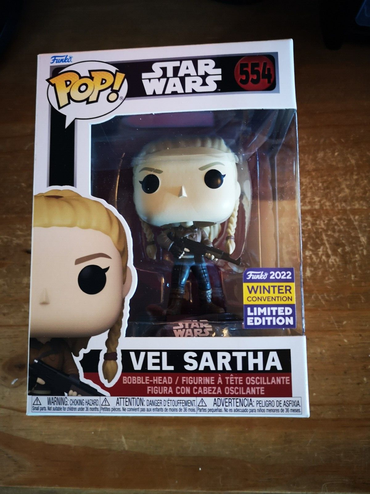 Funko Pop Vel Sartha #554 Star Wars Andor 2022 Convención De Invierno Exclusivo