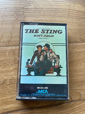 The Sting Motion Picture Soundtrack Cassette Tape MCAC-390 MCA
