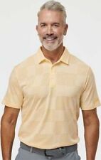 Adidas Men's Ultimate365 Textured POLO GOLF MEDIUM IVORY PALE ORANGE NEW NWT