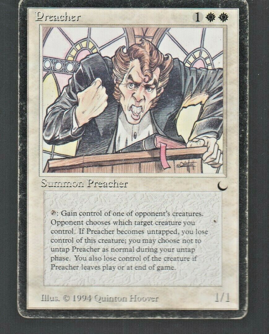 Preacher  1994 Magic The Gathering The Dark #16 