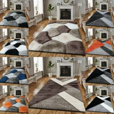 Thick Large Shaggy Rugs Non Slip Living Room Bedroom Carpets Kitchen Floor Mats