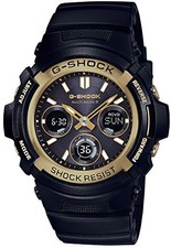 casio g shock black gold