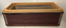 NOS Accordion Bellows 34.5x17.5 cm – Burgundy, Black & Beige – Spare Parts