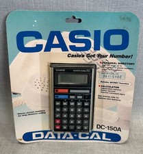NOS SEALED Casio DC-150A DATA-CAL Calculator Personal Directory Organizer
