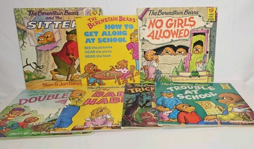 Berenstein Bears Book Lot Of 7 Vintage Paperback - Picture 3 of 3