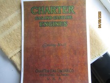 Charter Gas and Gasoline Engine Catalog #13 Sterling IL, Rare