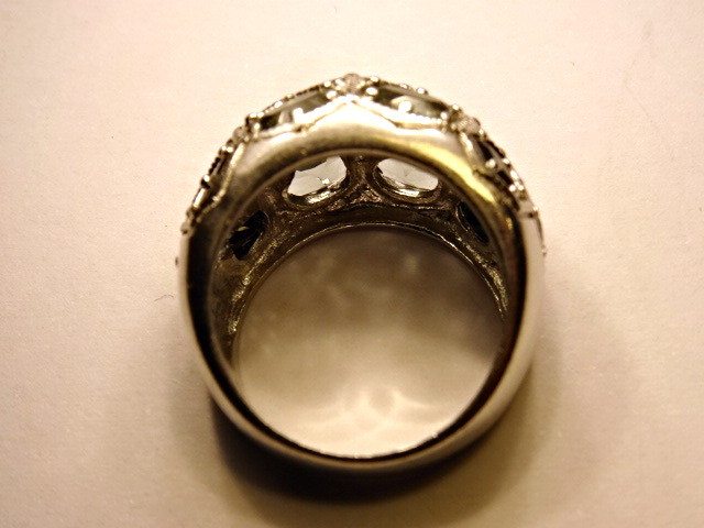 Solid Hallmarked Sterling 925 Silver Blue Multi S… - image 6