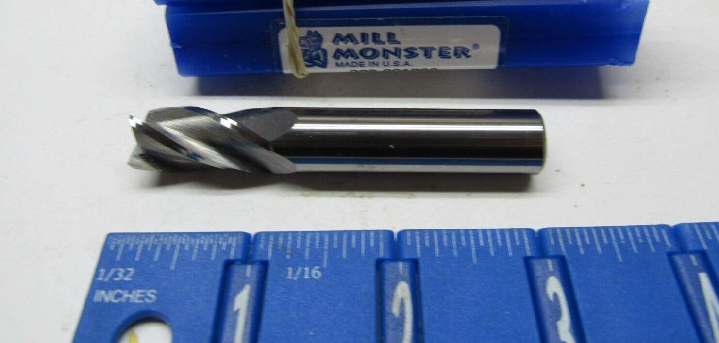 NITVIA 1/2 Pz AL-3E AL-3EL 1-20mm Carburo Solido 3 Flauto Fresa - Foto 5