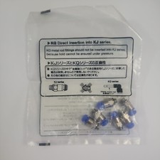 Lot of 6 SMC Male Connector Fitting KJH04-M5 KJH04M5