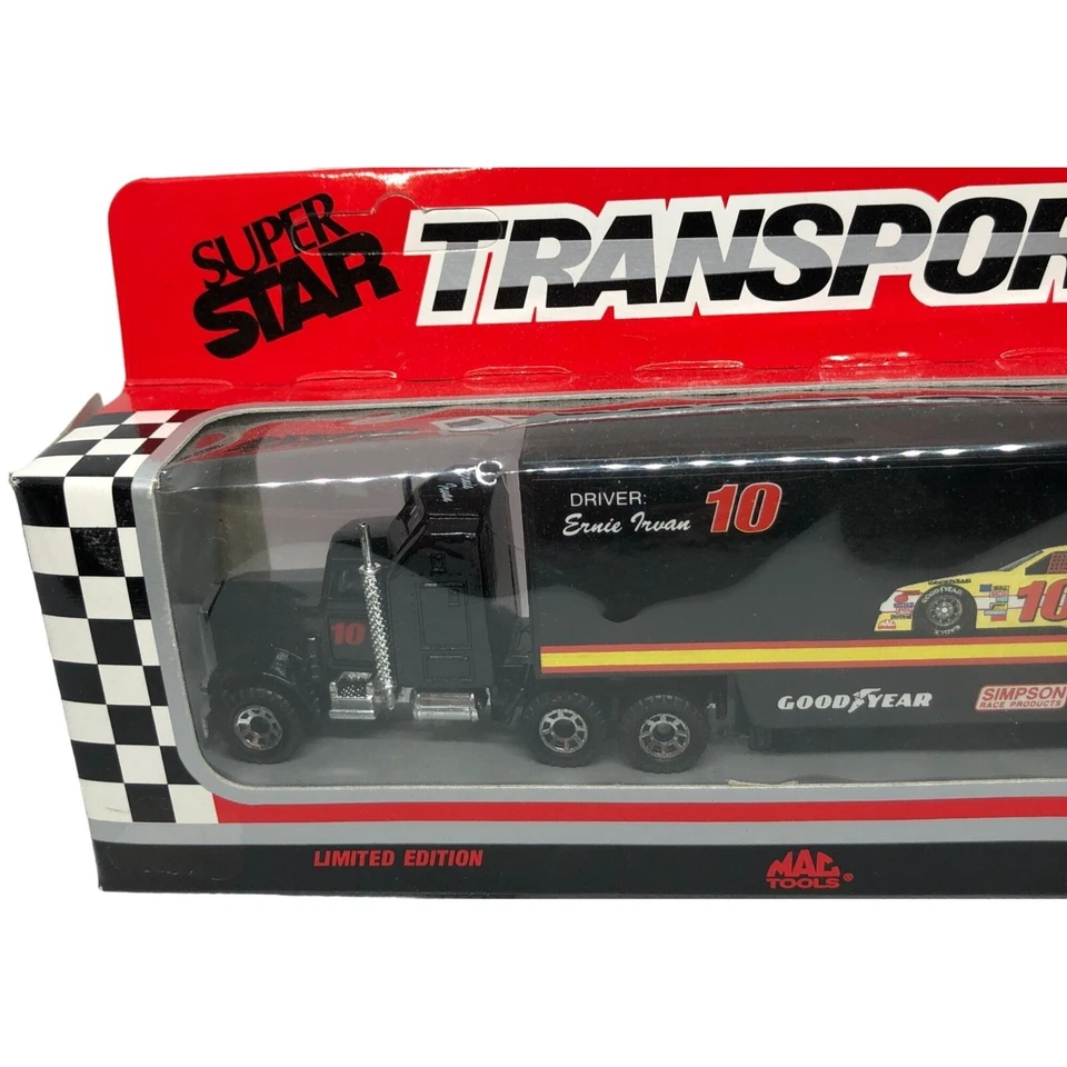 Matchbox Super Star Transporters Ernie Irvan #10 Mac Tools Limited Edition Die-C - Image 3 of 4