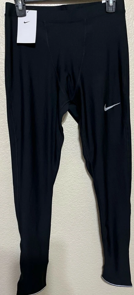 NWT Men's Nike DB4103 010 POWER RUNNING REFLECTIVE TIGHT FIT LEGGING PANT $60 - Image 2 of 4