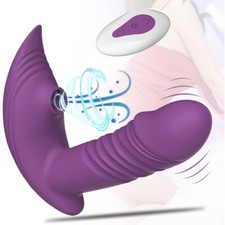 Remote Control Thrusting Telescopic Realistic Dildo Vibrator Sex Toys for Women Remote Control Thrusting Telescopic Realistic Dildo Vibrator Sex Toys for Women