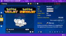 MAUSHOLD SHINY 6IV BATTLE READY - Pokemon Scarlet And Violet
