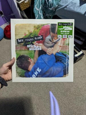 New FOUND GLORY Sticks and Stones Yellow Neon Green Splatter 2022 Vinyl LP /2000