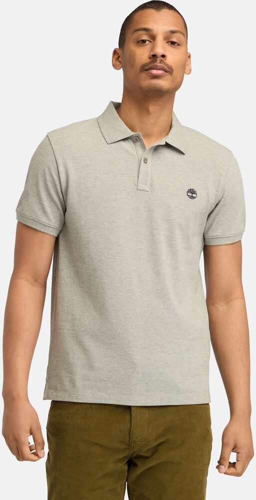 Поло Ss с логотипом Timberland Oyster River на груди тонкое 0A2BS1 11790₽