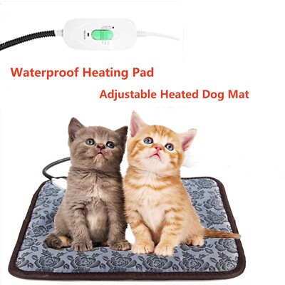 Pet Heating Pad for Cat Small Dog Electric Blanket Winter Warming