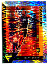 2020-21 Panini Flux Basketball #213 Isaac Okoro RC Rookie Pulsar Prizm
