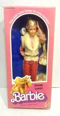 horse lovin barbie