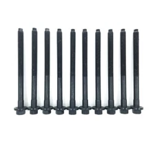 10Pcs Engine Cylinder Head Bolt Set For 1981-04 Ford Focus Mid Mercury 1.9L 2.0L