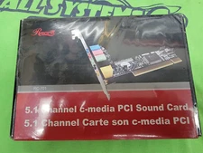 ROSEWILL 5.1 CHANNEL C-MEDIA PCI SOUND CARD - Win XP/2003/VISTA/7/8 Compatible