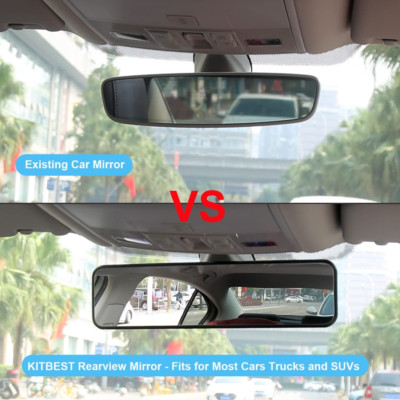 Espejo Retrovisor Del Coche 11.4  Gran Angular Universal Vista Trasera Convexo