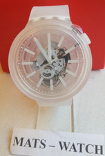 Swatch Big Bold So27E106 White In Jelly New
