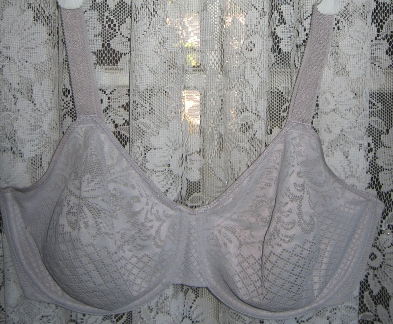 WACOAL VISUAL EFFECTS FULL COVERAGE U/W BRA LT GRAY 38DDD NICE !