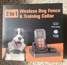 2 in 1 Wireless Dog Fence and Training Collar
