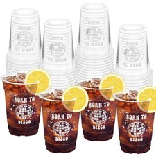 50 Pcs 12 oz Disco Ball Cups Reusable Party Drinkware Birthday Bridal Supplies