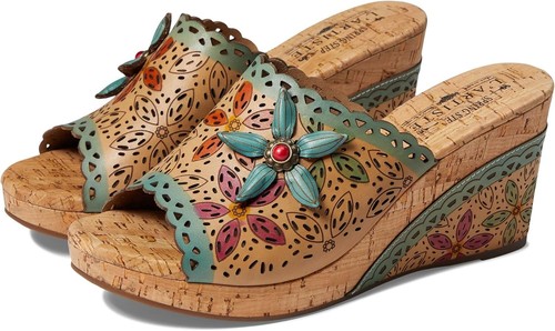 Spring Step L'Artiste Women's Annamaria Sandals 8.5, Beige Multi
