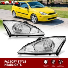 Clear Oe Style Head Lights Lamps Assembly Leftright For 2000-2004 Ford Focus
