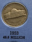 1953 P Jefferson Nickel •#B704 — photo 2
