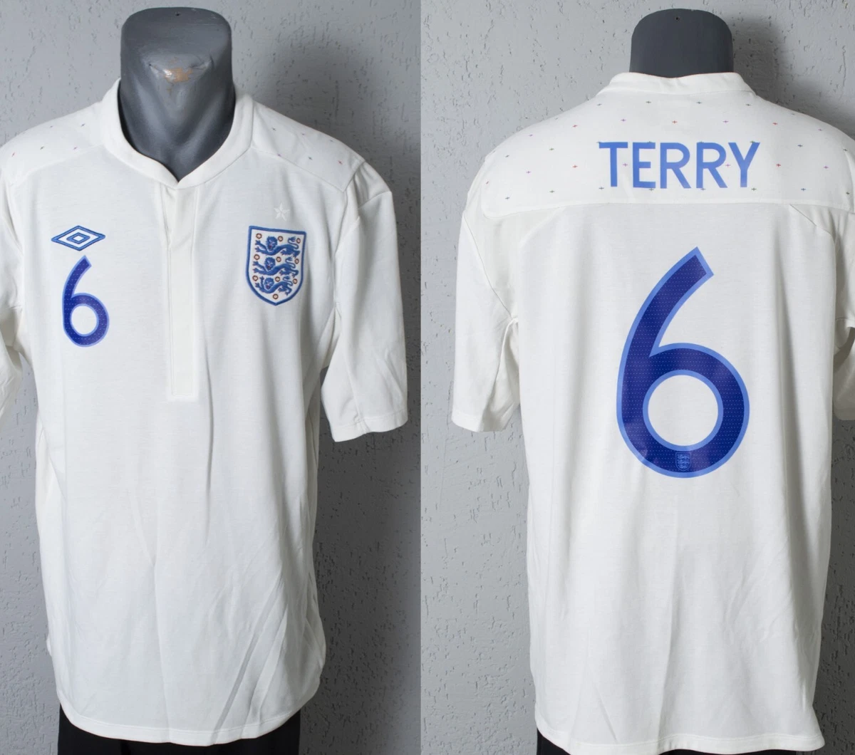 【正規品】イングランド代表 Terry 6番 シャツ John Terry National Team Soccer Fan Apparel & Souvenirs for sale