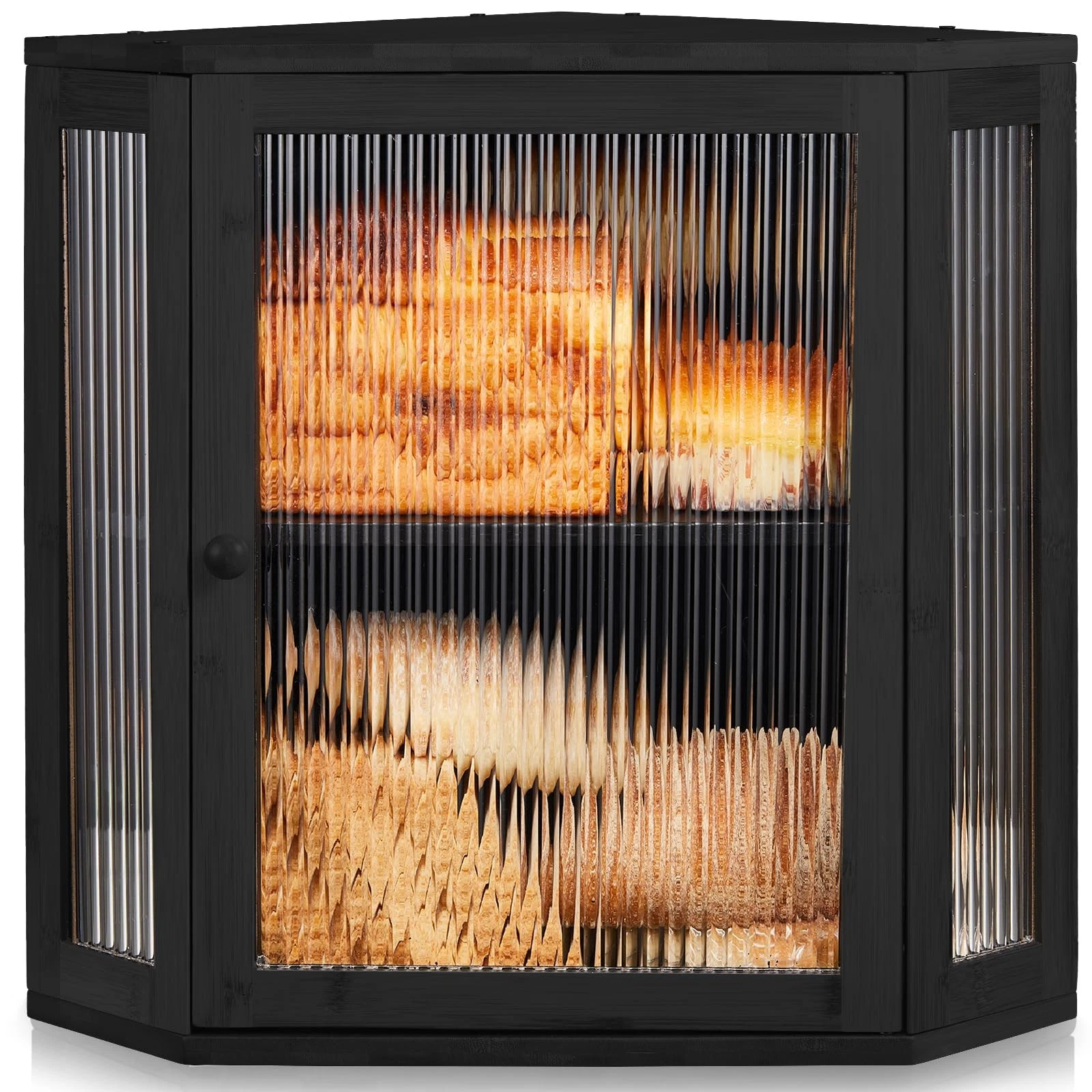 Double Layer Corner Bread Box for Kitchen Counter with Height-adjustable Part...
Opens in a new wind