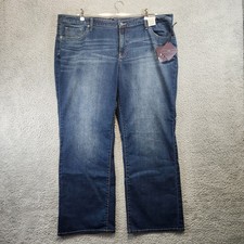 AVA  VIV Bootcut Jeans Womens 24W Fits 45x31.5 Medium Wash High Rise Casual