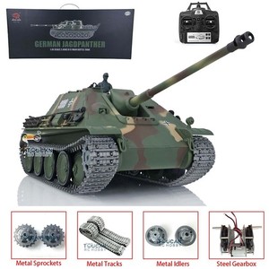 US Stock 1/16 7.0 Upgraded Jadpanther RTR RC Tank 3869 Model with Metal Tracks