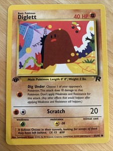 1st Edition Diglett | eBay