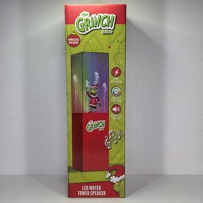 The Grinch Color Changing LED Dancing Water Tower Wireless Bluetooth Speaker Box