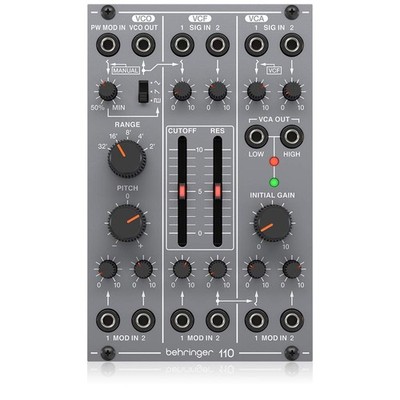 Behringer Analog Synthesizer Modular Eurorack 110 VCO/VCF/VCA