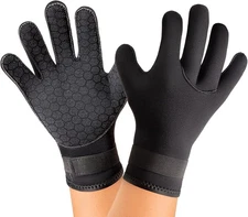 Neoprene Glove, Wetsuit Gloves 3mm with Waist Strap for Scuba Small, 2.5mm 