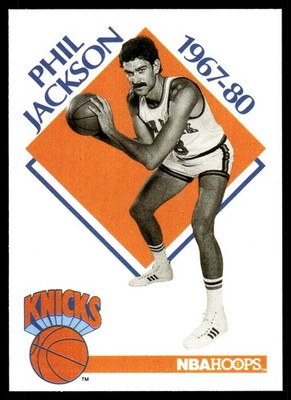 Phil Jackson 1990-91 Hoops #348 NBA READ FREE SHIPPING AutographDen