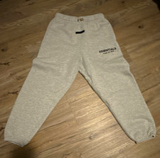 Essentials Fear of God Essentials Gray Fleece Jogger Pants kids size 10